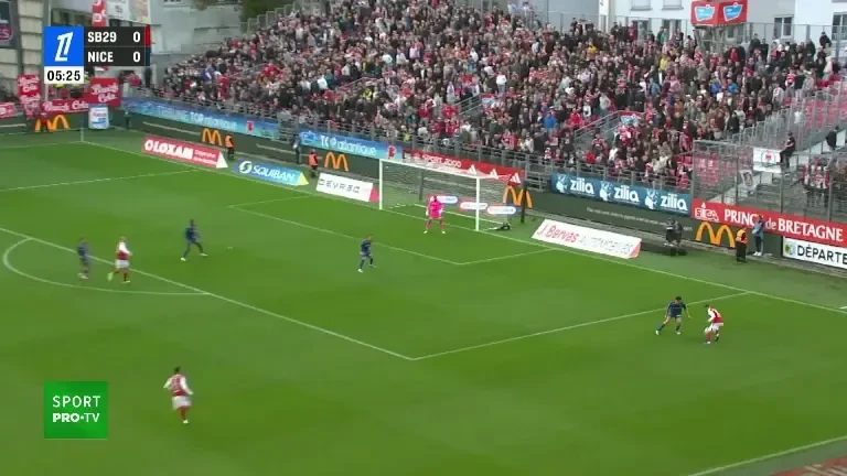 Ligue 1 | Brest &ndash; Nice: Min. 6: Ajorque deschide scorul