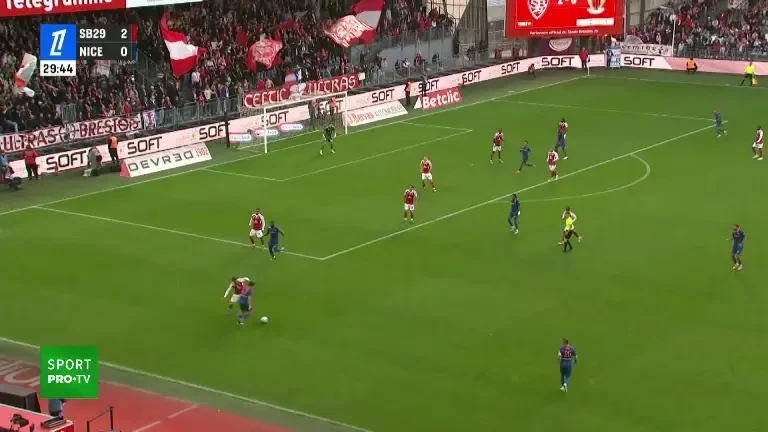 Ligue 1 | Brest &ndash; Nice: Min. 30: Moffi reduce din diferență.