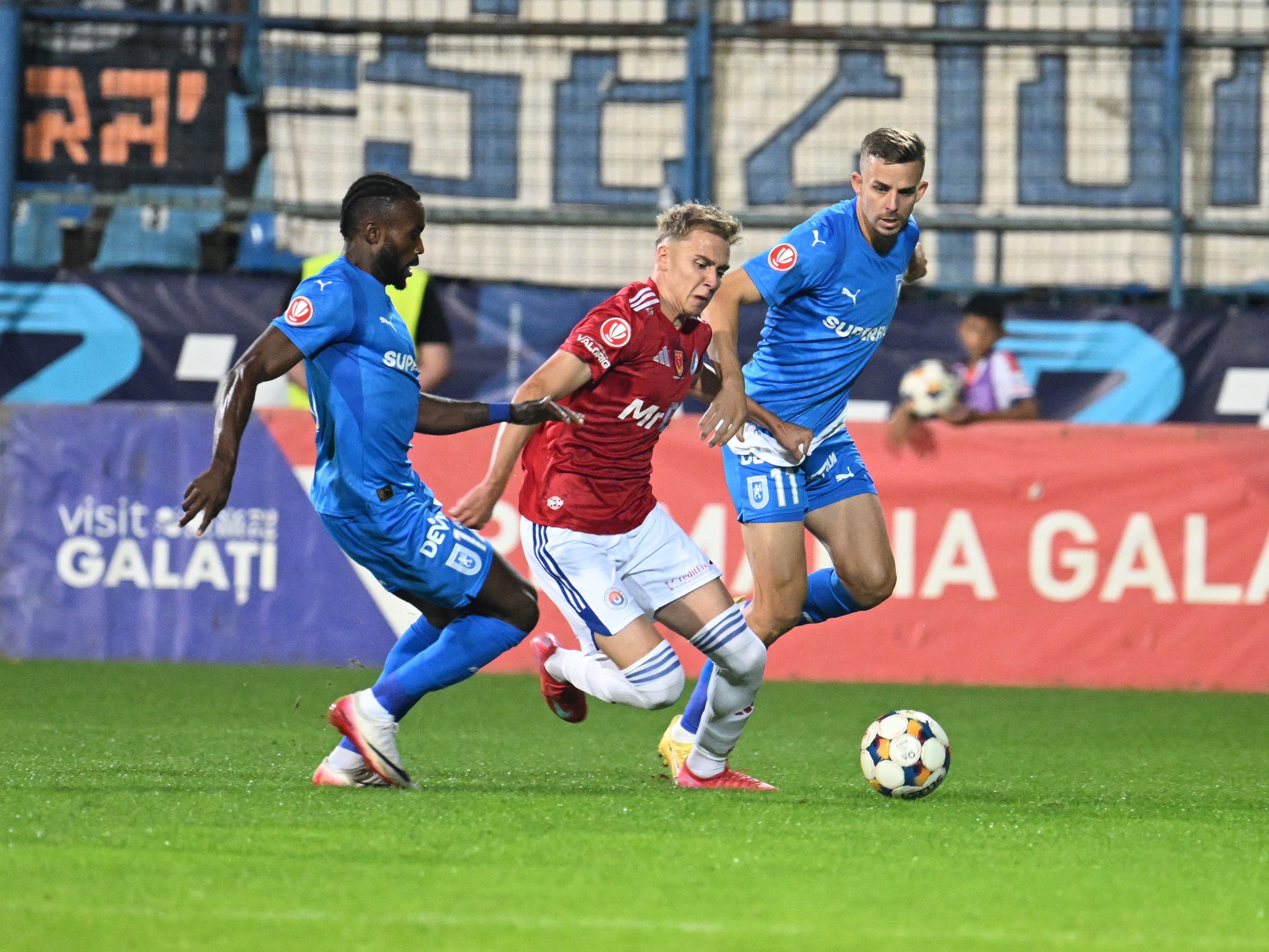 Oțelul Galați - Universitatea Craiova 1-0. Rădoi n-a trecut Dunărea lui Balint, Dur-Bozoancă și Lameira