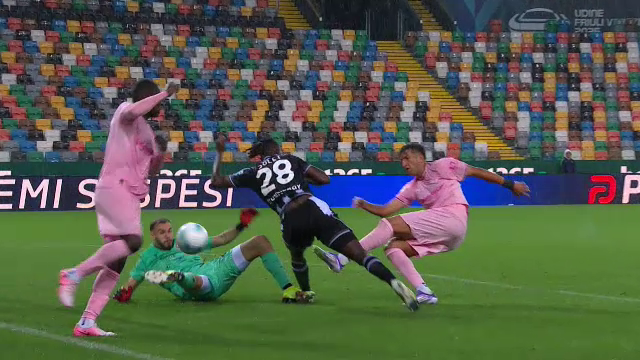 Udinese - Palermo 2-1 | Răzvan Sava și-a salvat echipa! Reflexul senzațional al portarului rom&acirc;n din Cupa Italiei (VOYO)