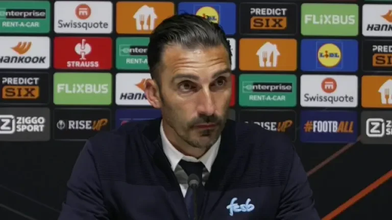 Elias Charalambous, conferință de presă după Go Ahead Eagles - FCSB 0-1, &icirc;n Europa League