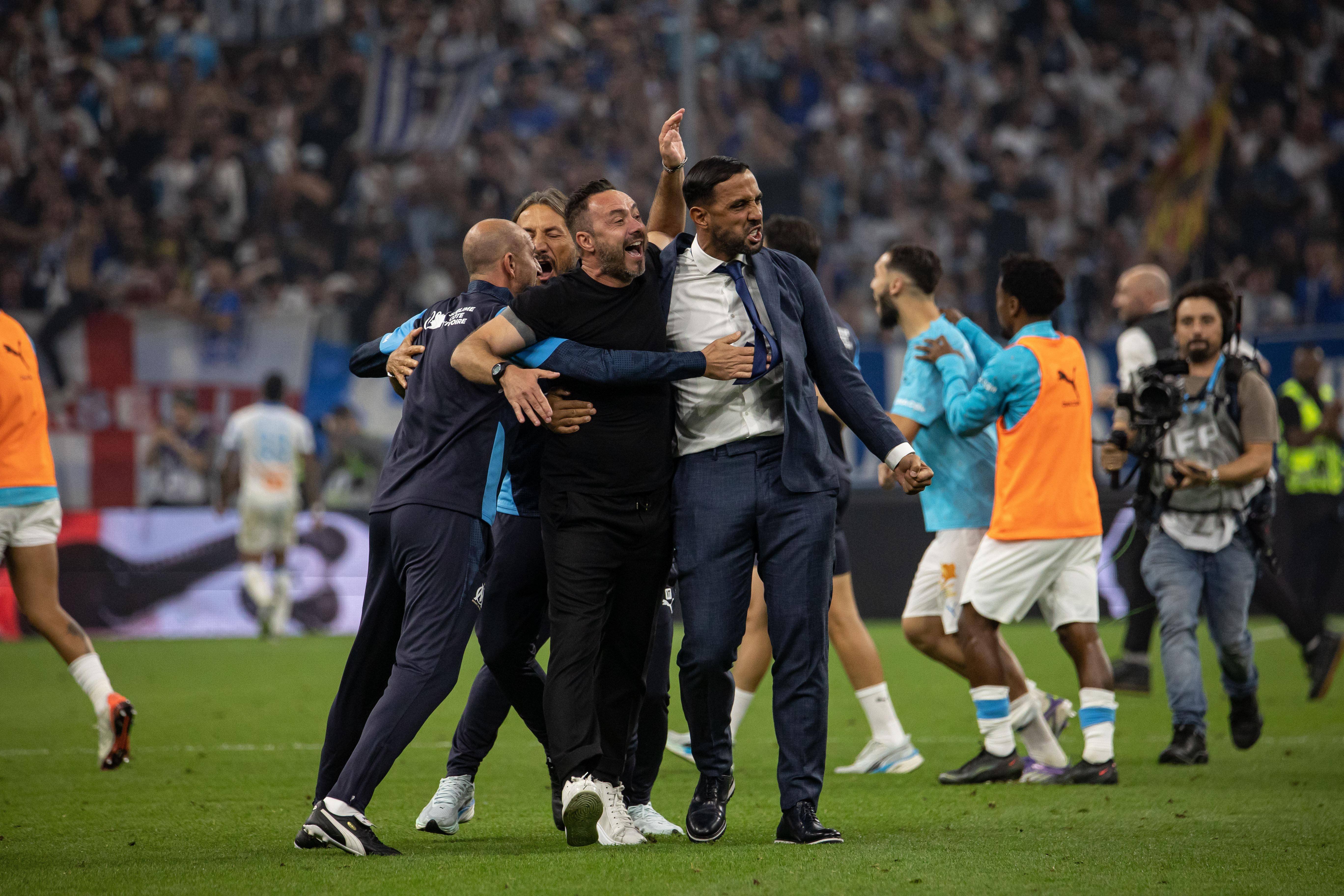 Olympique Marseille și Roberto De Zerbi, lideri &icirc;n Ligue 1, cu gol decisiv &icirc;n 90+1! Succesul lui OM a fost LIVE pe VOYO