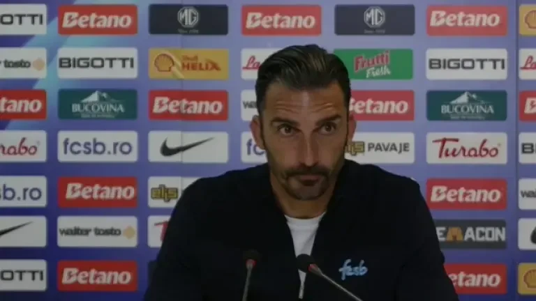 Conferință de presă Elias Charalambous după FCSB - Oțelul Galați 1-0 (28.09.2025)