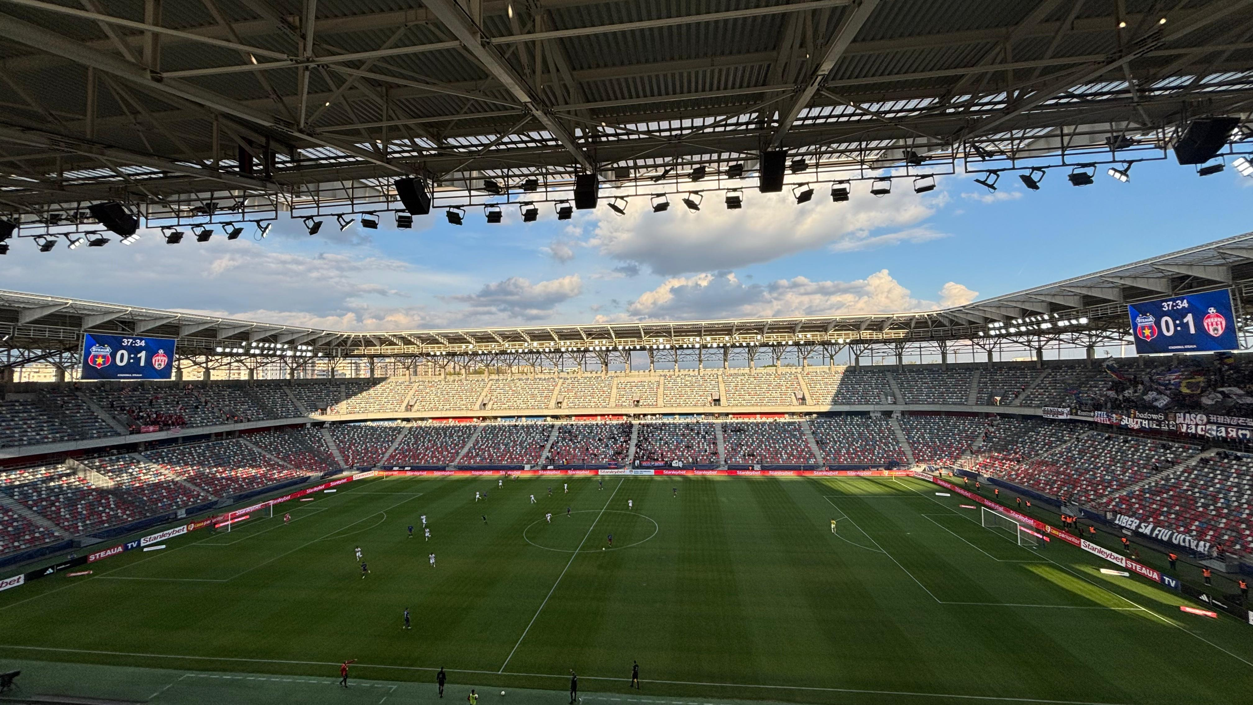 C&acirc;ți spectatori au fost prezenți la meciul Steaua - Sepsi 2-1
