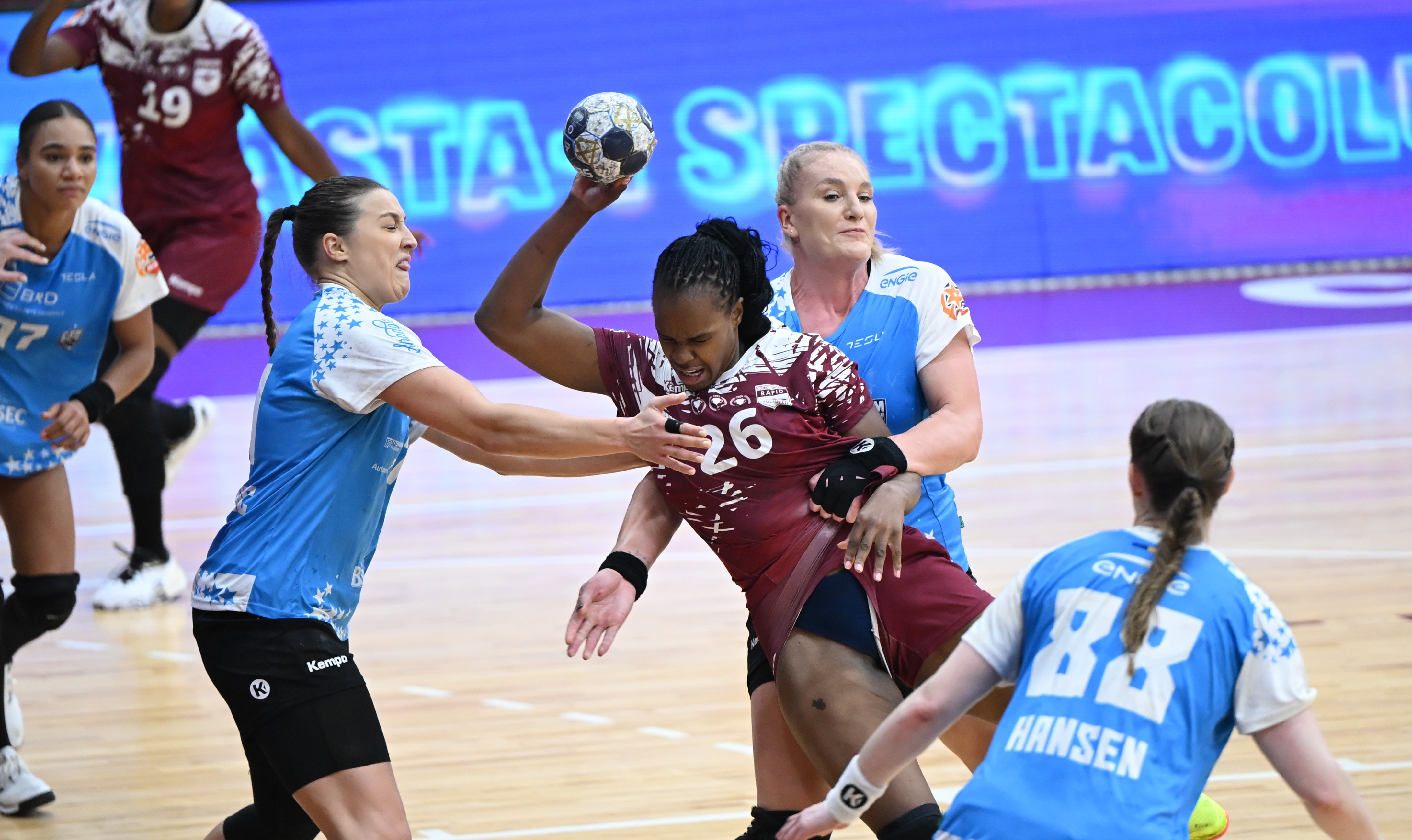 Rapid - CSM București 27-32 a fost &icirc;n direct la Pro Arena și pe VOYO | Elevele lui Adi Vasile au c&acirc;știgat derby-ul din Liga Florilor