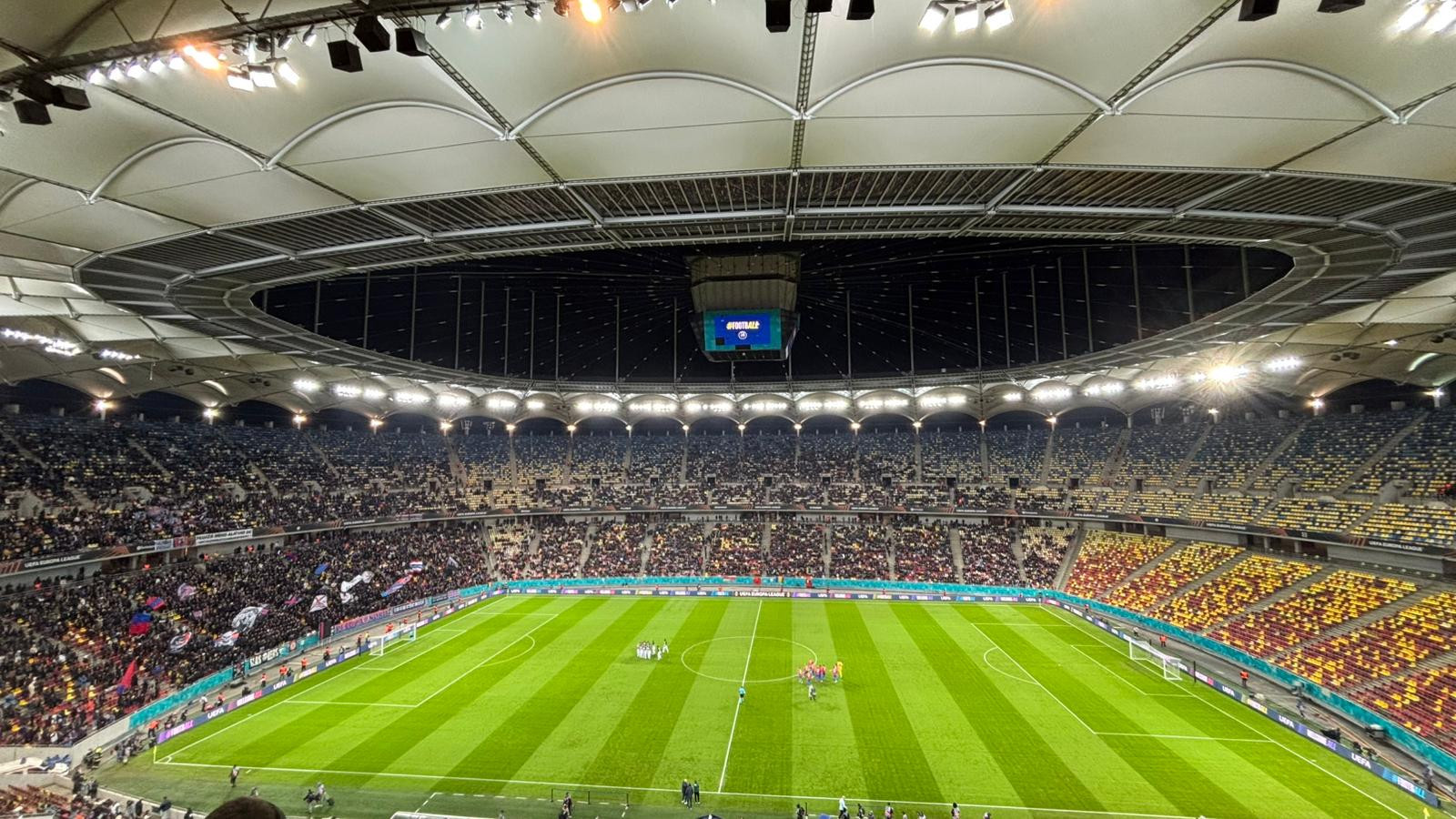 Cum arată tribunele Arenei Naționale la meciul FCSB - Young Boys