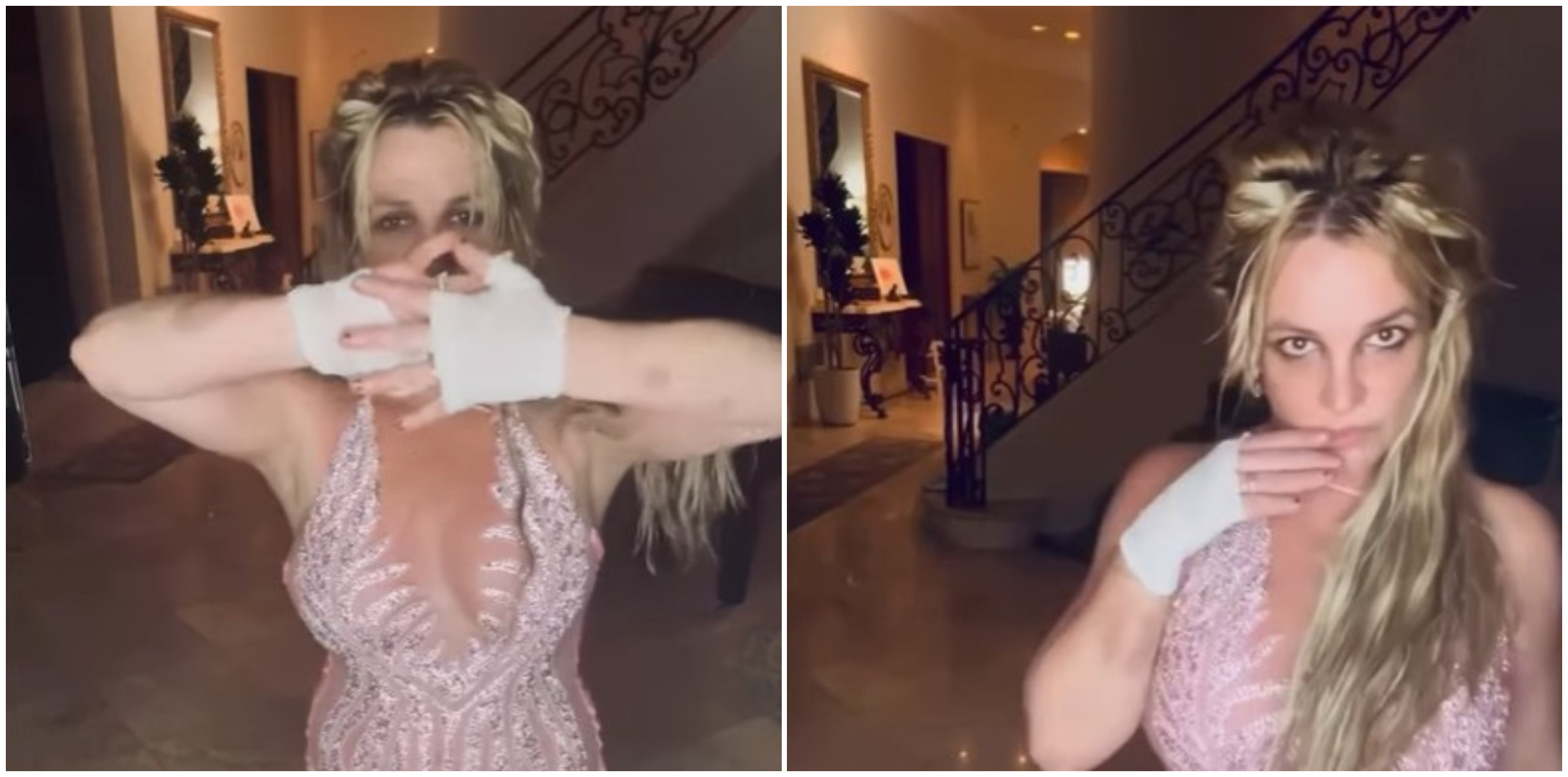 Britney Spears și-a speriat din nou fanii! Artista s-a filmat cu v&acirc;nătăi pe m&acirc;ini și genunchiul bandajat: &bdquo;Nu vreau să st&acirc;rnesc &icirc;ngrijorare sau milă&rdquo;