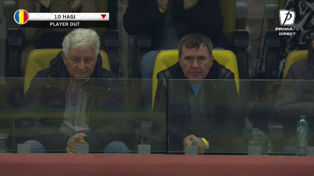 Reacția lui Gică Hagi după ce Ianis a fost schimbat &icirc;n Rom&acirc;nia - Moldova &icirc;n repriza secundă