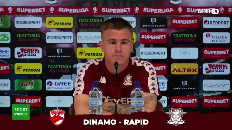 Conferință de presă Claudiu Petrila &icirc;nainte de Dinamo - Rapid (18.10.2025)