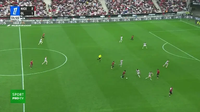 Ligue 1 | Nice - Lyon, gol marcat de Boudaoui (minutul 55)