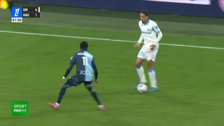 Ligue 1 | Marseille - Le Havre, gol marcat de Vaz (minutul 87)