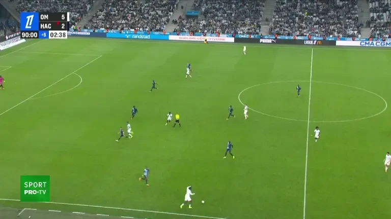 Ligue 1 | Marseille - Le Havre, gol marcat de Murillo (minutul 90+3)