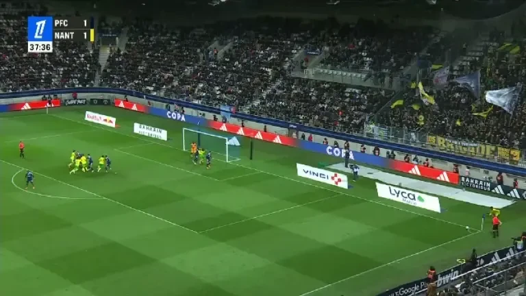 Paris FC - Nantes. Min. 39: Abline înscrie golul victoriei.