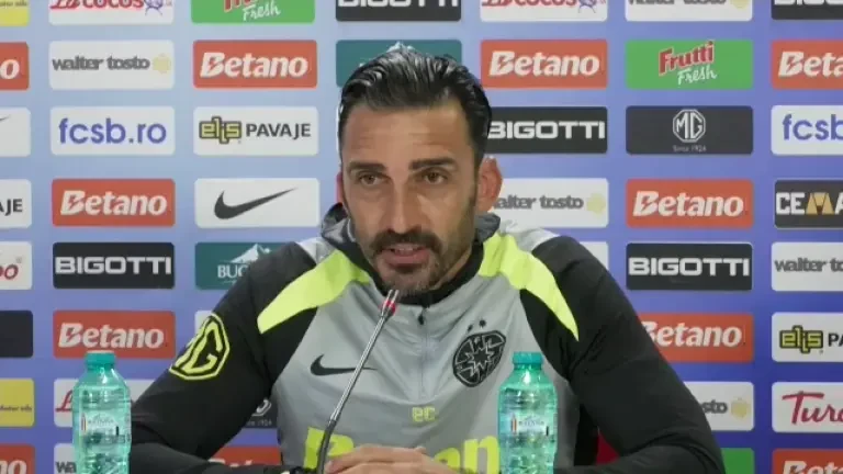 Elias Charalambous, conferință de presă înainte de FCSB - UTA Arad (25.10.2025)