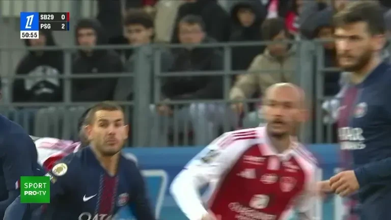 Ligue 1 | Brest - PSG, penalty ratat de Del Castillo (minutul 59, VOYO)