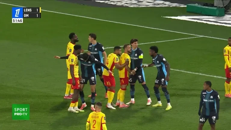 Ligue 1 | Lens - Marseille, autogol marcat de Pavard (minutul 53, VOYO)