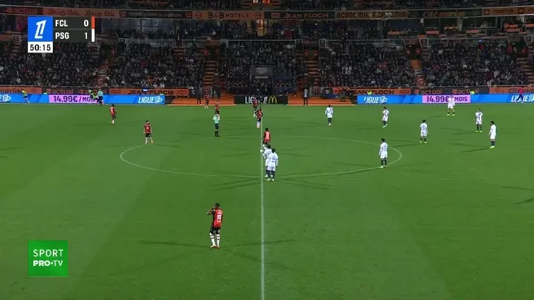 Lorient - PSG. Min. 51: GOOOL Lorient! Igor Silva egalează imediat