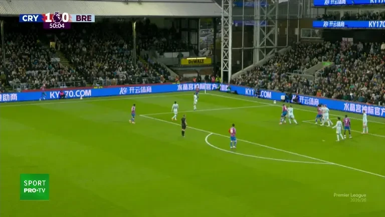 Crystal Palace - Brentford 2-0 (Collins a.g. '51)