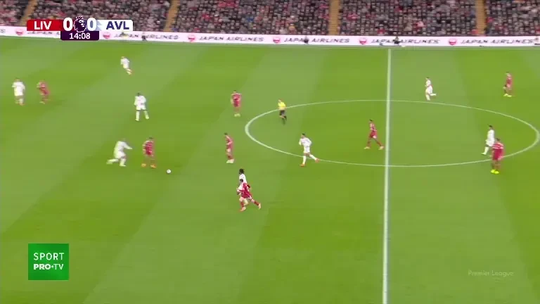 Liverpool - Aston Villa | Min. 14: Szoboszlai are prima ocazie