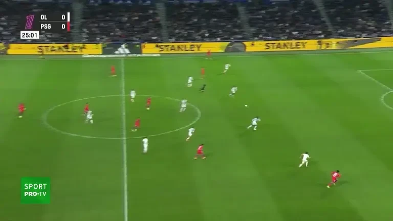 Olympique Lyon - PSG 2-3, decis &icirc;n minutul 90+5 (09.11.2025)