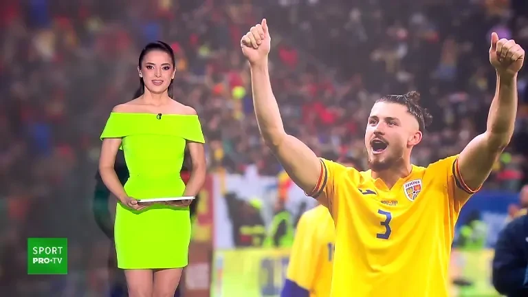 Radu Drăgușin a sosit la București ca să admire muralul dedicat echipei naționale!