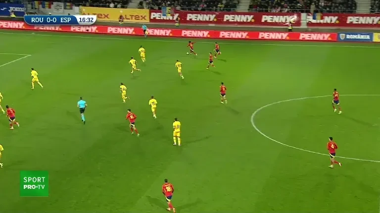 România U21 - Spania U21 | Min. 17: Gol Spania! Fresneda centrează din partea dreaptă, iar Garcia reia cu capul