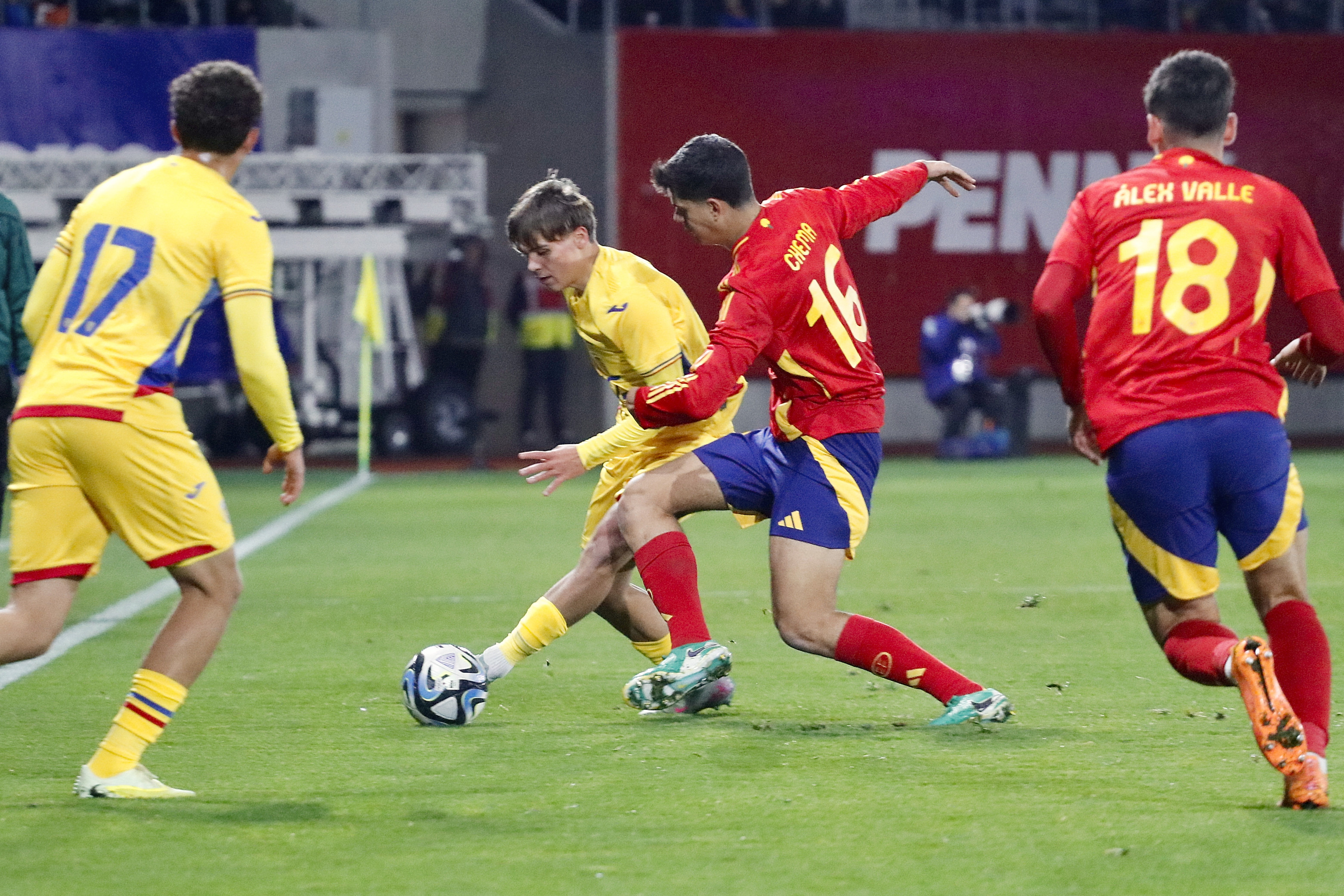 Rom&acirc;nia U21 - Spania U21 0-2 a fost pe VOYO și Pro Arena. &bdquo;Tricolorii&rdquo; lui Curelea răm&acirc;n pe locul patru