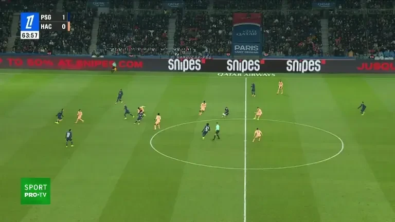 PSG - Le Havre, VOYO: Gol Neves (minutul 65)