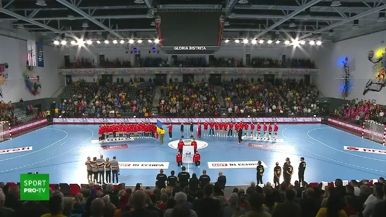 România - Austria, VOYO: Momentul intonării imnului național, la Bistrița