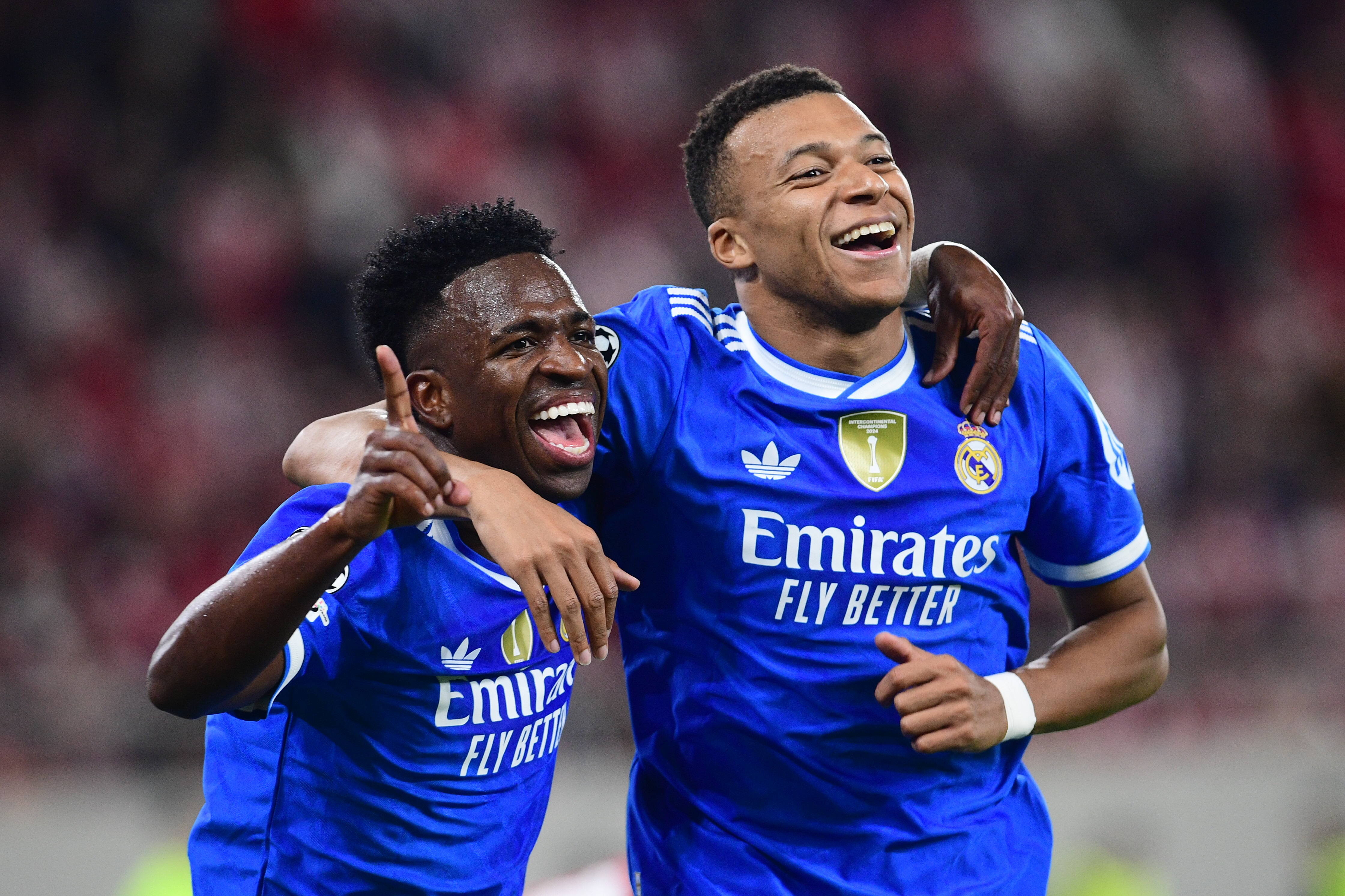 Kylian Mbappe scrie istorie &icirc;n Liga Campionilor. Performanța sa din Olympiacos - Real Madrid este depășită de un singur fotbalist