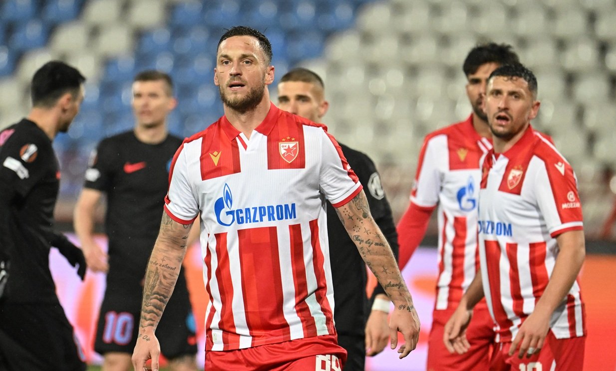 Marko Arnautovic a transmis doar c&acirc;teva cuvinte după ce FCSB a fost &icirc;nvinsă la Belgrad &icirc;n superioritate numerică