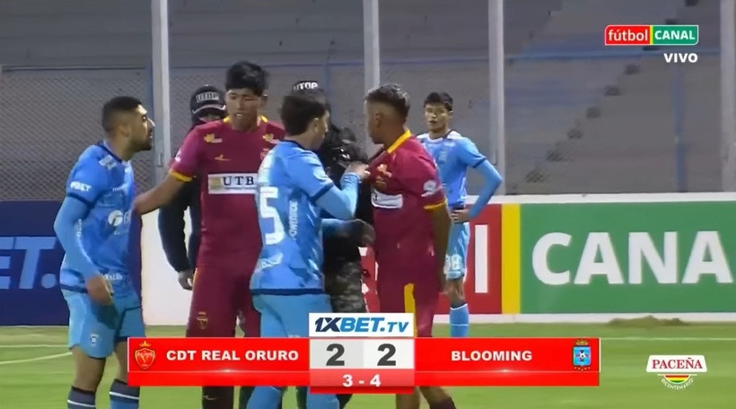 17 cartonaşe roşii &icirc;ntr-un meci din sferturile Cupei Boliviei