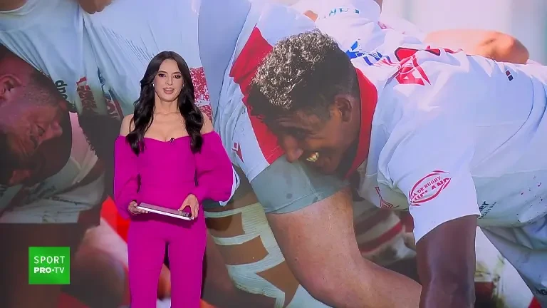 Un rugbist de la Dinamo se antrenează &icirc;n bucătărie! Soția &icirc;l pune să frăm&acirc;nte cozonaci ca să facă mușchi