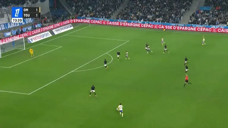 Hojbjerg o aduce &icirc;n avantaj pe OM! Marseille - Touluse 2-1 (min. 74)