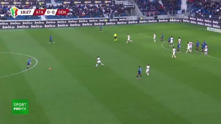 Atalanta - Genoa | Min. 19: GOOOL ATALANTA! Zalewski centrează de pe partea stângă, iar Djimsiti deviază cu capul în poarta lui Siegrist.