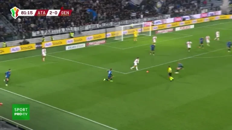 Atalanta - Genoa | Min. 82: GOOOL ATALANTA! Scamacca șutează din &icirc;ntoarcere cu st&acirc;ngul, dar trimite aproape paralel cu poarta, Pasalic apare &icirc;n fața porții și trimite &icirc;n poarta &rdquo;grifonilor&rdquo;.