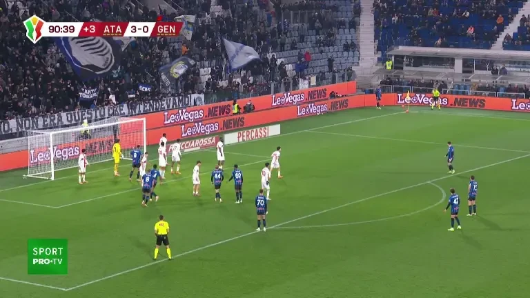Atalanta - Genoa | Min. 90+1: GOOOL ATALANTA! Ahanor trimite cu capul spre poartă, Siegrist &icirc;ncearcă să respingă, dar balonul intră &icirc;n plasă.
