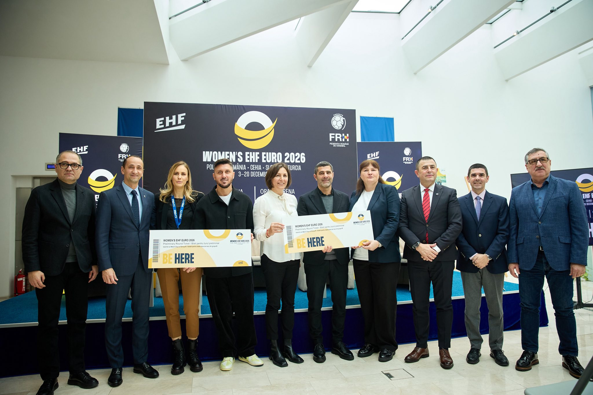 FRH a anunțat că se pot cumpăra bilete pentru EHF EURO 2026, turneu transmis exclusiv pe VOYO