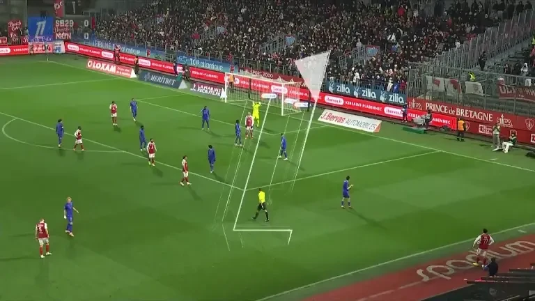 Brest deschide scorul &icirc;n meciul cu Monaco prin Doumbia (05.12.2025)