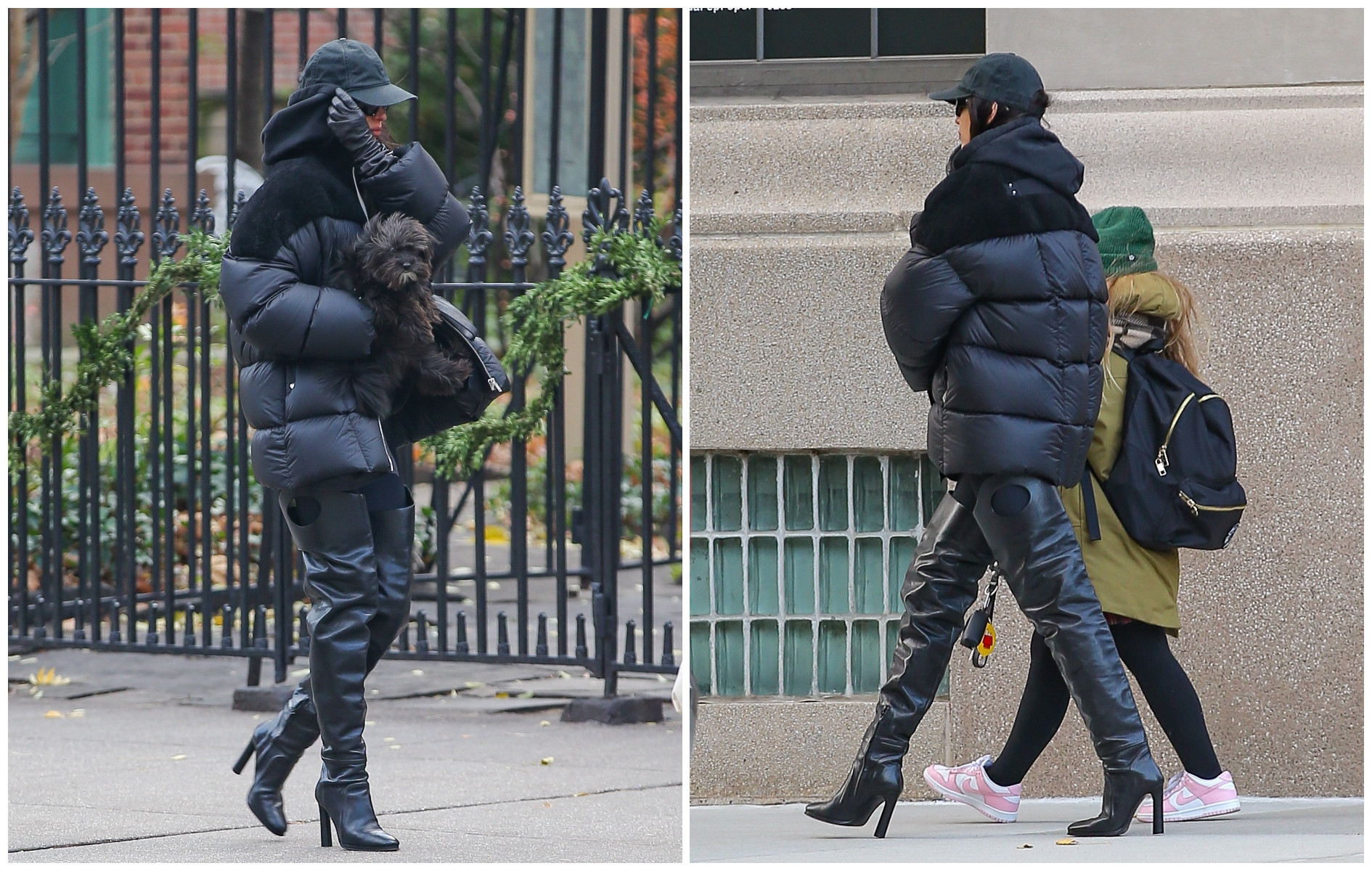 S-a acoperit din cap p&acirc;nă &icirc;n picioare, dar tot n-a reușit să scape de paparazzi! Cine e vedeta care a transformat drumul spre școala fiicei sale &icirc;ntr-un podium de modă