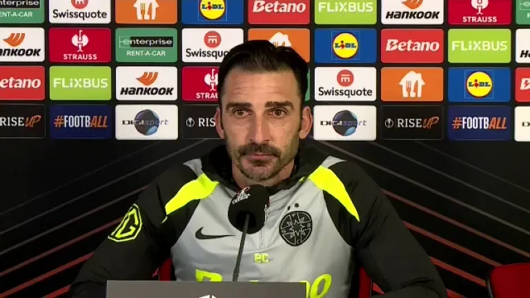 Elias Charalambous, conferință de presă &icirc;nainte de FCSB - Feyenoord