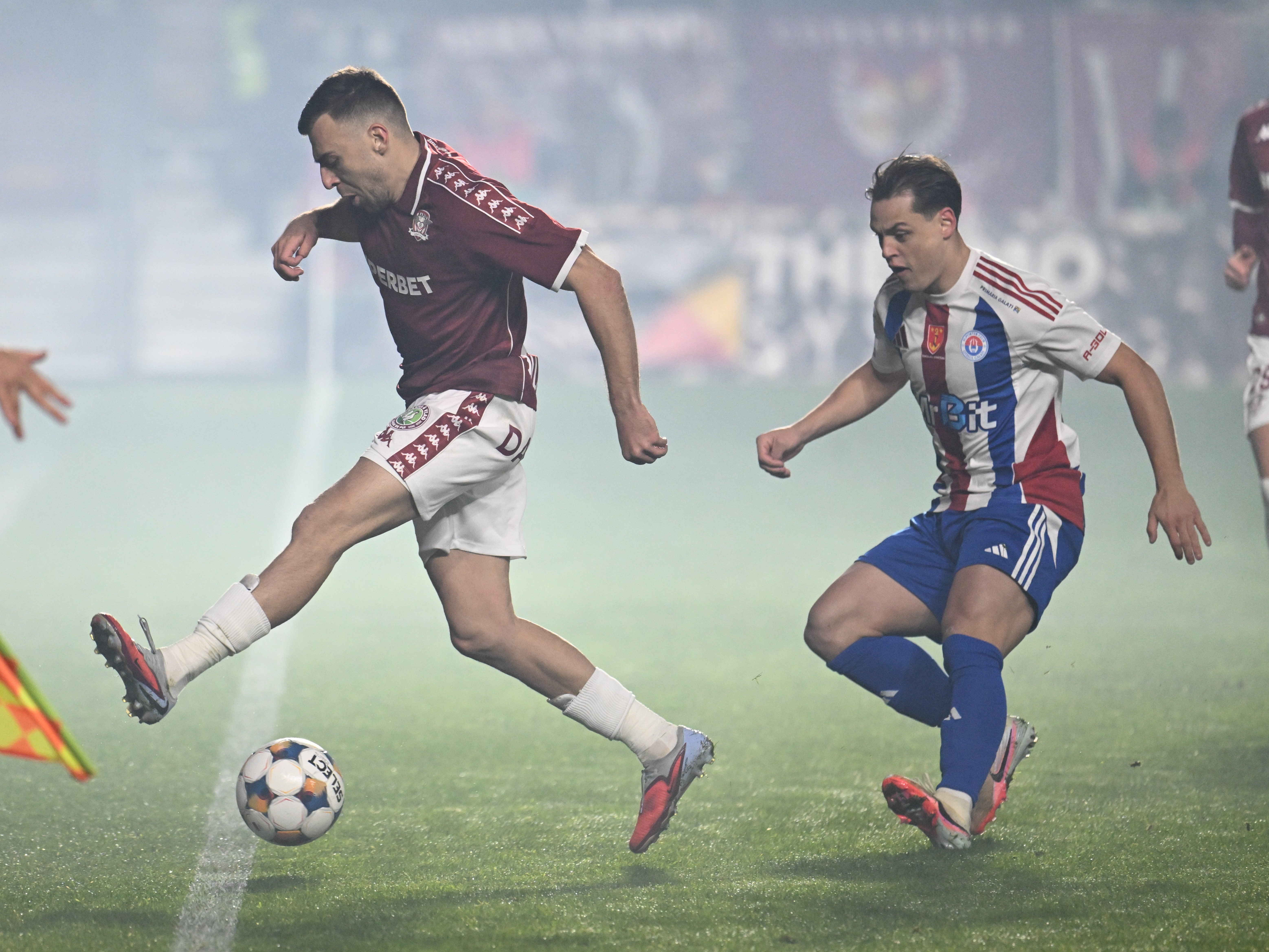 Rapid - Oțelul Galați 0-1, ACUM | Nuno Pedro deschide scorul cu un șut &icirc;n forță