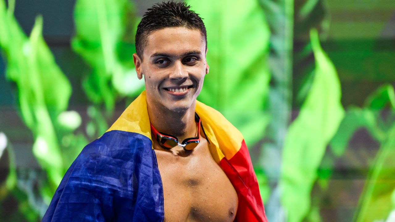 O nouă performanță istorică pentru David Popovici!