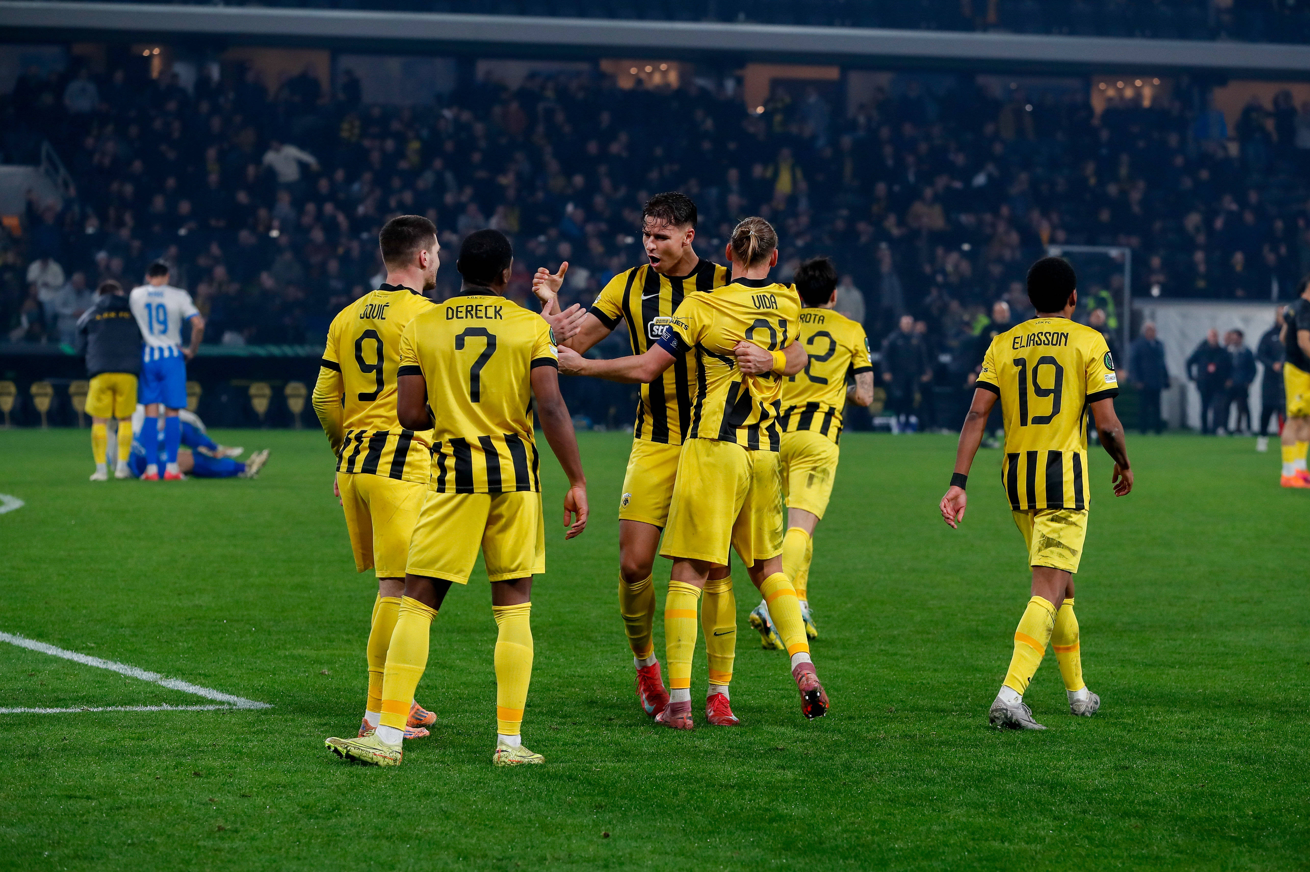 Performanță de top pentru AEK după &bdquo;nebunia&rdquo; cu Craiova: cel mai bun atac din Conference League