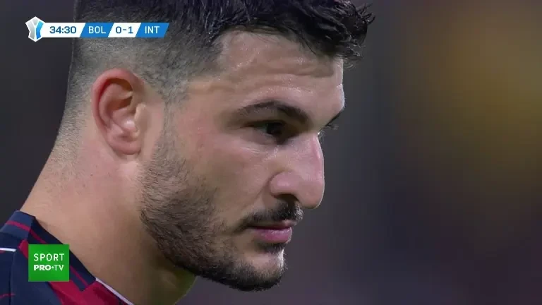 Bologna &ndash; Inter | Min. 34: Orsolini șutează pe centrul porții și &icirc;l &icirc;nvinge pe Martinez de la 11 metri