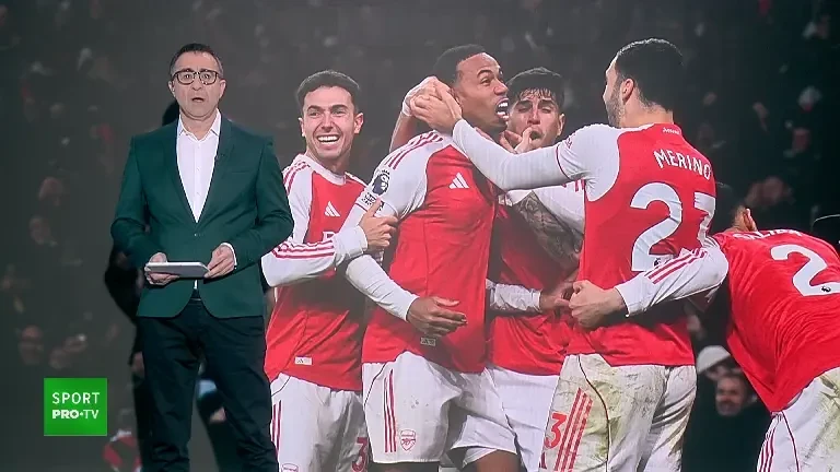 Arsenal răm&acirc;ne lider &icirc;n Anglia după ce a c&acirc;știgat derby-ul etapei &icirc;n ultimul meci din an &icirc;n Premier League