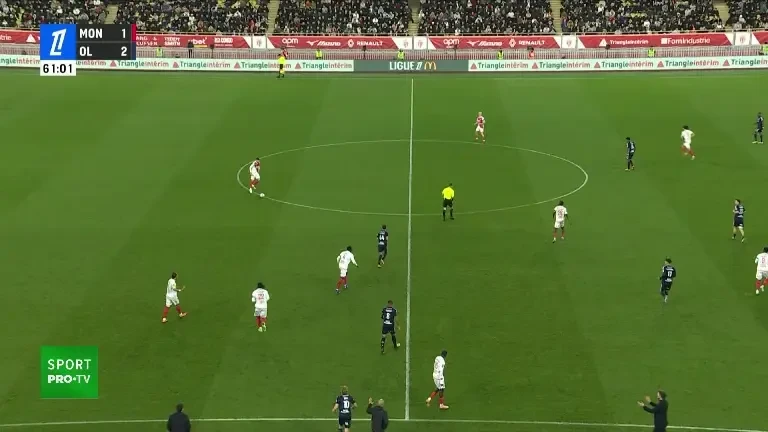 Cartonaș roșu | Intrare criminală &icirc;n derby-ul Monaco - Lyon (03-01-2026)