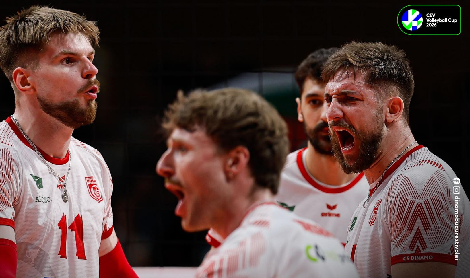 Cu cine va juca Dinamo pentru un loc &icirc;n sferturile de finală CEV Cup!