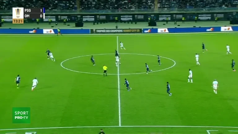 Greenwood egalează din penalty &icirc;n PSG - Marseille (08.01.2026)