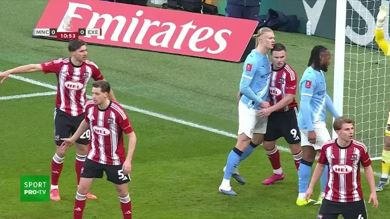 Manchester City - Exeter, VOYO: Gol Max Alleyne (minutul 12)